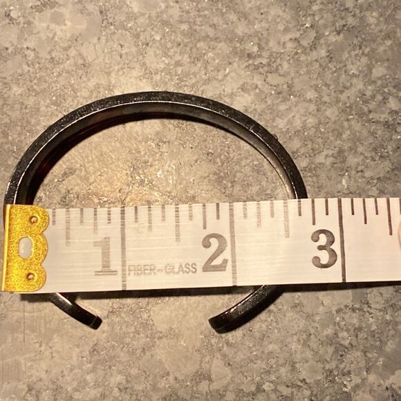 Vintage Jones New York Tortoise Shell Cuff Watch Set - Picture 11 of 12